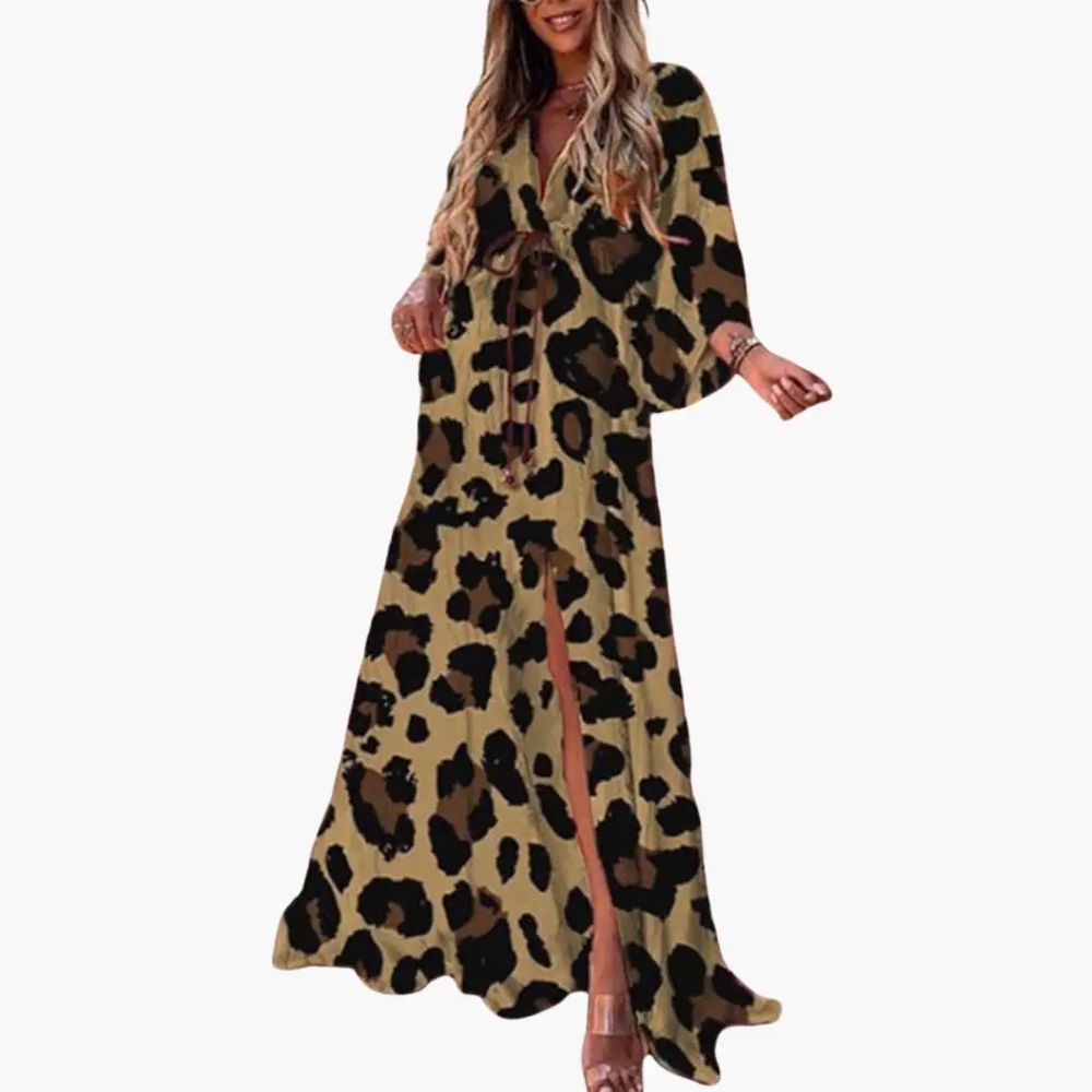 Women's Floral Maxi Dress – Colorful Print, Lightweight & Sleeveless