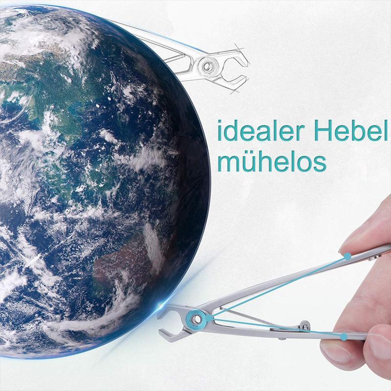 Heavy-Duty Nail Clipper for Thick Nails – Stainless Steel, 15mm Opening, with File