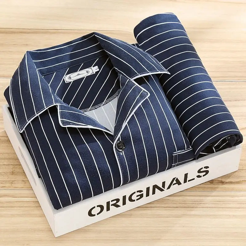 Decotic Striped Pajama Set for Men