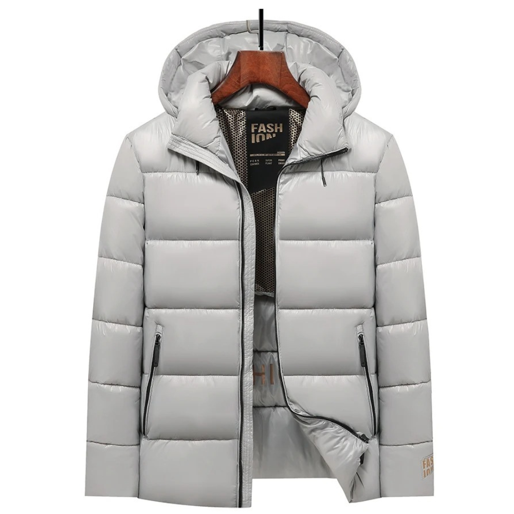 Optimized Product Title: "Elegante Pufferjacke für Damen - Stylische Winterjacke mit Kapuze, Warm und Bequem, Ideal für Kälte" 

This title includes relevant keywords and phrases that potential customers might search for, enhancing visibility and appeal.