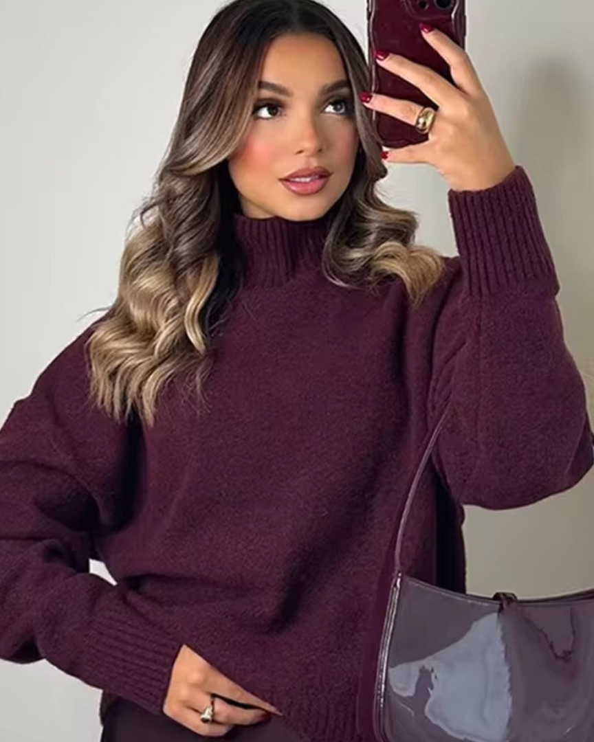 Enhanced Product Title: "Isla Women's Knit Sweater - Cozy Strickpullover for Fall & Winter Fashion" 

This title includes relevant keywords for better search optimization while providing more detail about the product.