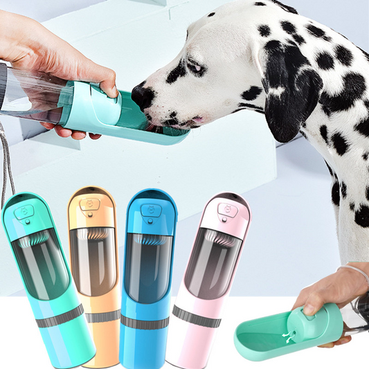 2-in-1 Travel Food & Water Bottle