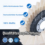 Wool Felt Polishing Disc – Angle Grinder, 115mm & 125mm Mirror Finish