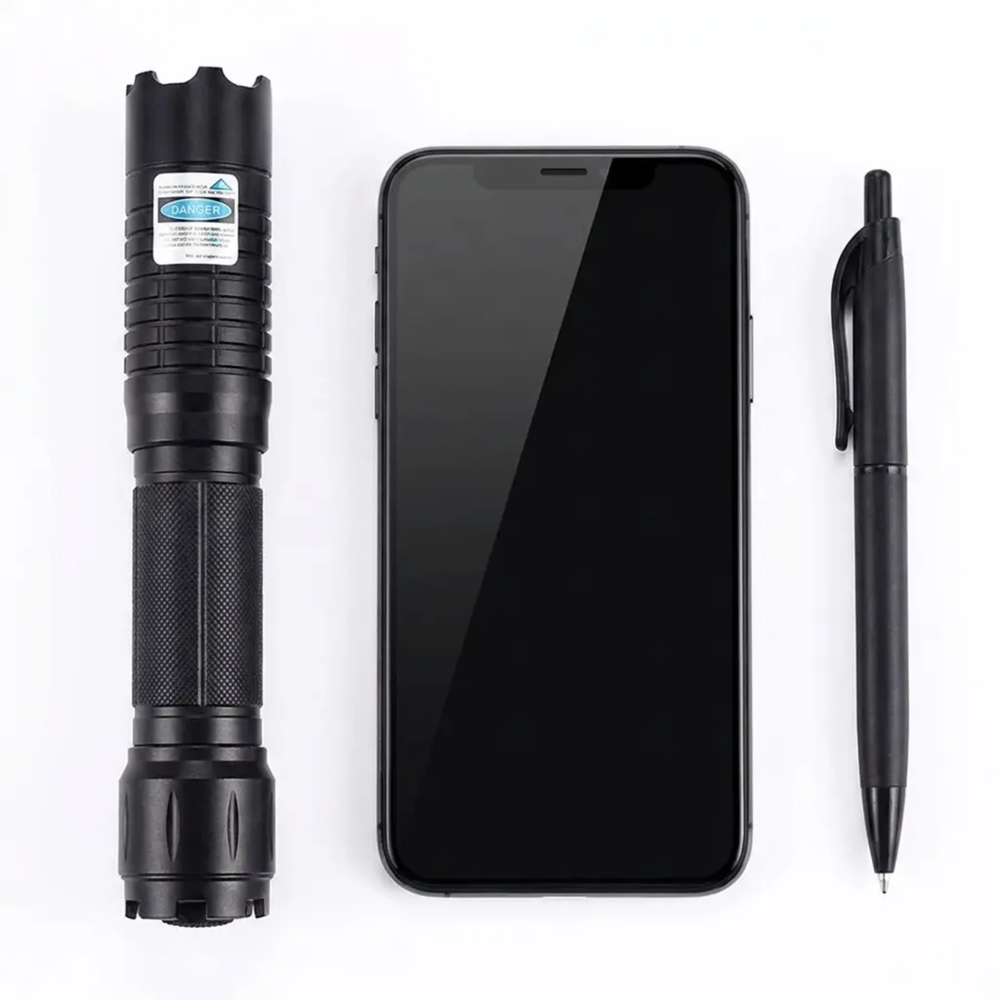 BowLift | Blue Beam Laser Torch | 450nm High-Intensity Optical Output | Tactical 5000m+ Range | Adjustable Focus Aluminum Chassis | Thermal Ignition Capable Flashlight