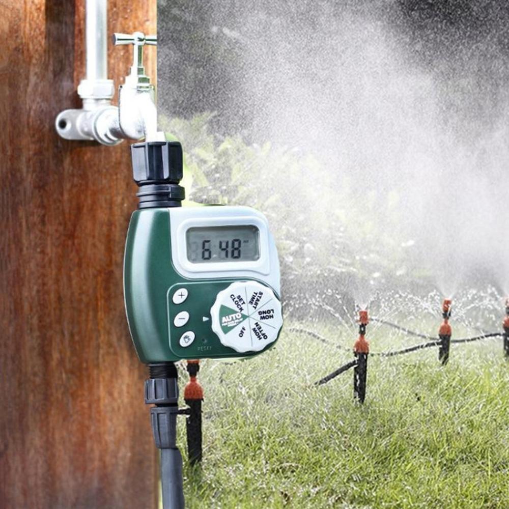 Garden Watering Timer – LCD Display, Programmable Cycles & Waterproof