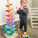 Interactive Rainbow Marble Tower – Luca