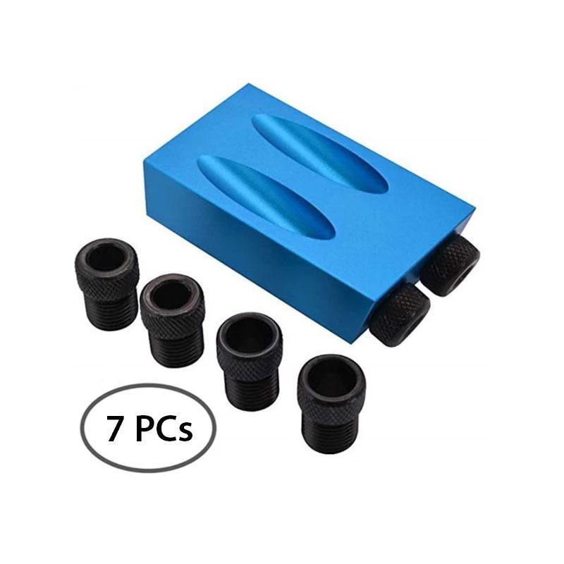15° Angle Drill Positioner – Aluminum Alloy, 6.1–9.9mm Bits & Compact