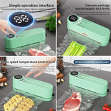 Cordless Handheld Vacuum Sealer – Digital Display, Rechargeable & Compact