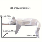 Enhanced Product Title: "Moderne Katzenfigur – Stilvolle Katzenstatue für Zuhause | Dekorative Tierfigur aus hochwertigem Material" 

This title includes relevant keywords and phrases that can improve visibility in Google Shopping searches while clearly d