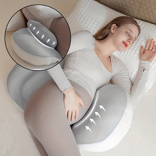 Pregnancy Support Pillow – Adjustable, Ergonomic & Side-Sleeper Design