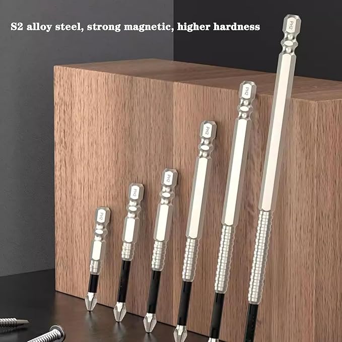 Enhanced Product Title: "Magnetisches Schrauberbit-Set (6er-Set) – Rutschfeste Bits für Präzises Schrauben" 

This title includes relevant keywords while emphasizing the product's key features, making it more appealing for Google Shopping searches.