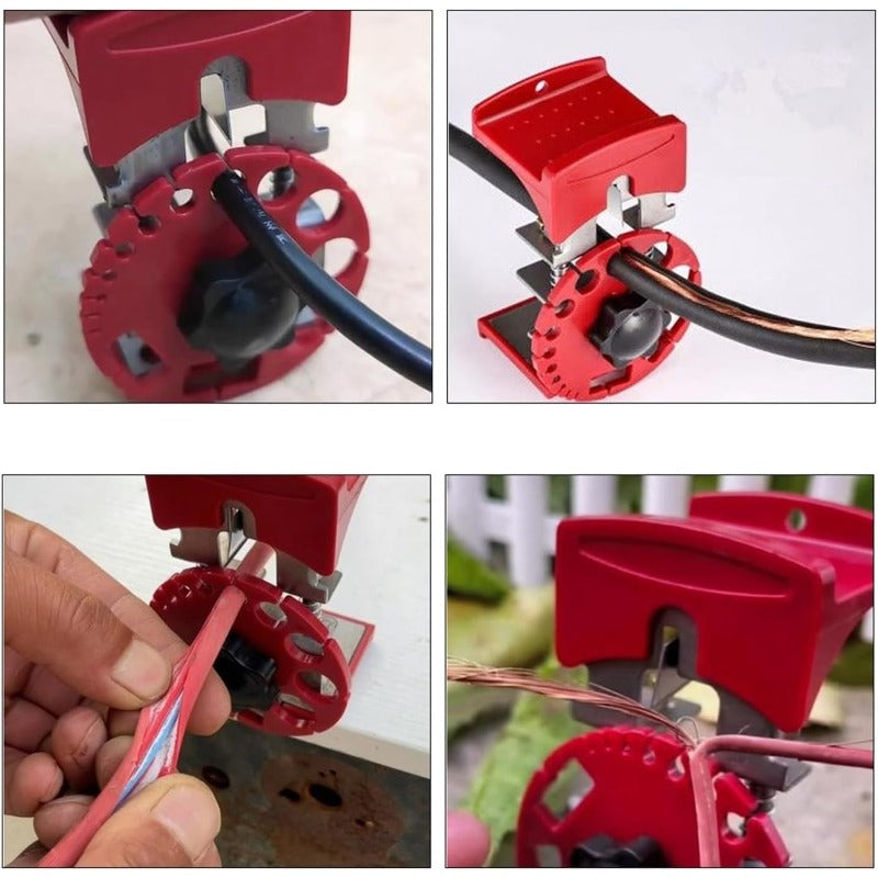 Wire Stripper – Adjustable Cutting Depth, Steel, With Replacement Blades