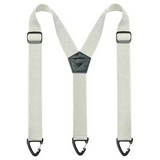 Men's Adjustable Y-Back Suspenders – 3.8cm Padded Straps, 120cm Length & Strong Clips