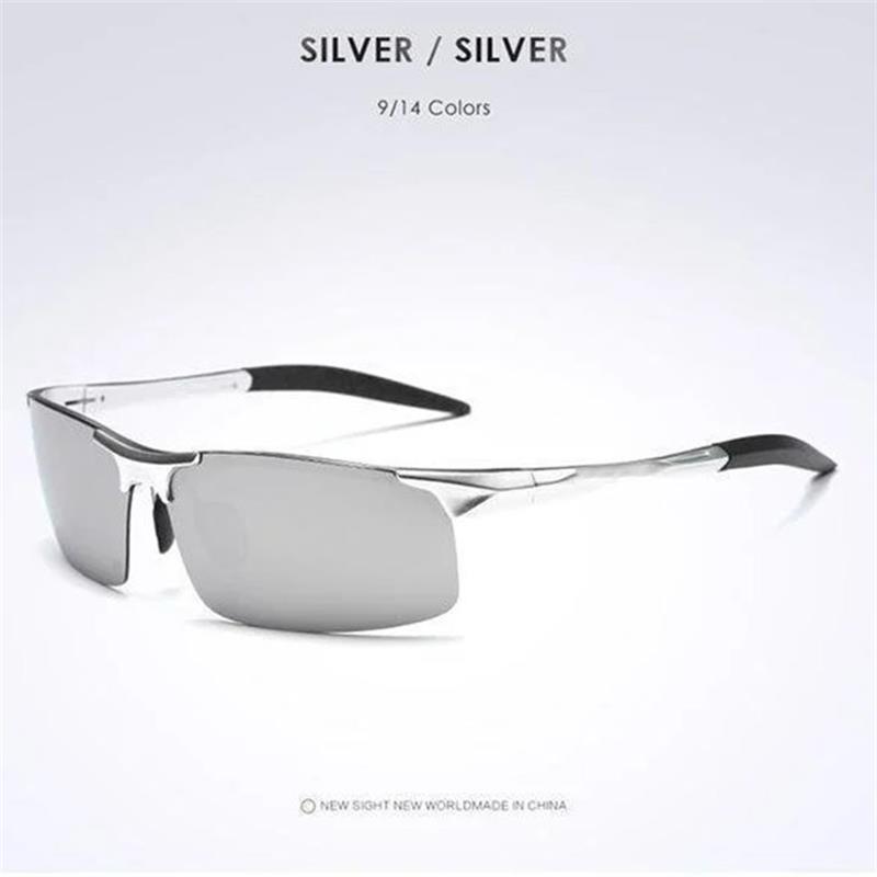 Photochromic Sunglasses – UV400 Polarized, Al-Mg Frame & Adjustable Fit