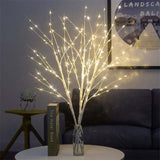 LED Birch Tree Christmas Lights – 100 Warm White LED Decoration