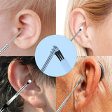 Stainless Steel Ear Cleaning Set – 6 Tools, Reusable & Storage Case