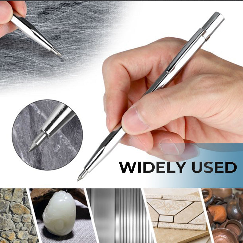Tungsten Steel Glass Cutter Pen – 2-Pack for Glass, Tile & Metal Marking
