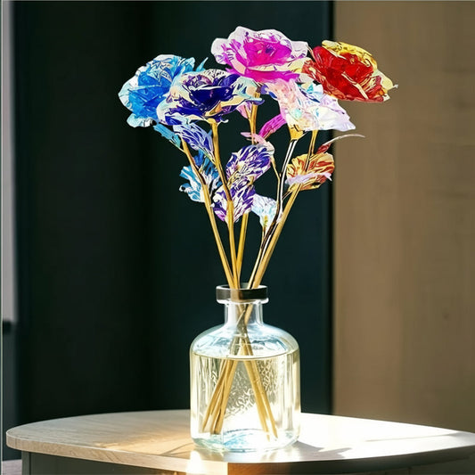 Artificial Rose Bouquet – Table Decoration, Home Decor Accent & Mother's Day Gift