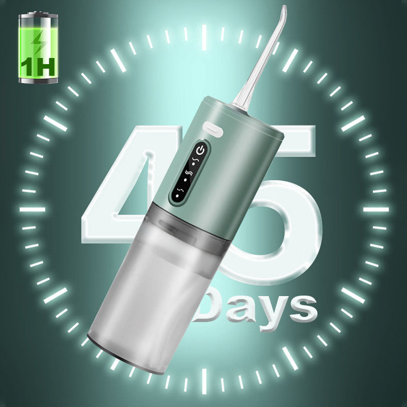 Electric Dental Water Flosser – 3 Pressure Settings, Rechargeable & Nozzle Set