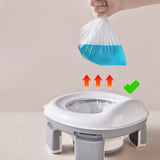 Foldable Travel Potty – Toddler Trainer, Toilet Seat Adapter & Non-Slip Base