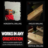 Laser Drill Guide – Universal Fit, Auto-Stop & Straight Hole Alignment