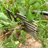 Stainless Steel Weed Remover – Ergonomic Grip, 39.5cm & 5/6/11 Claw Options