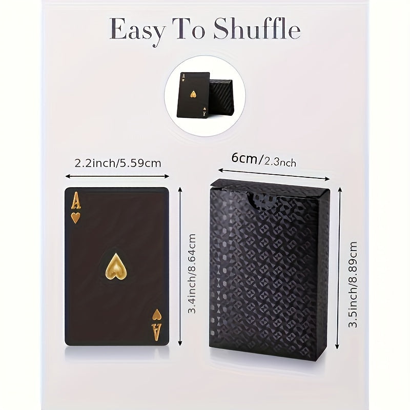 Noctura Luxurious Black Playing Cards
