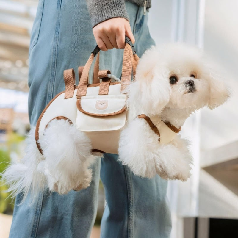 Dog Carrier Sling – Adjustable Shoulder Strap, Breathable Mesh & Fits Dogs up to 9kg