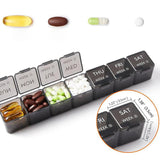 Medikamenten-Organizer 28 Fächer – Wochendispenser für Tabletten