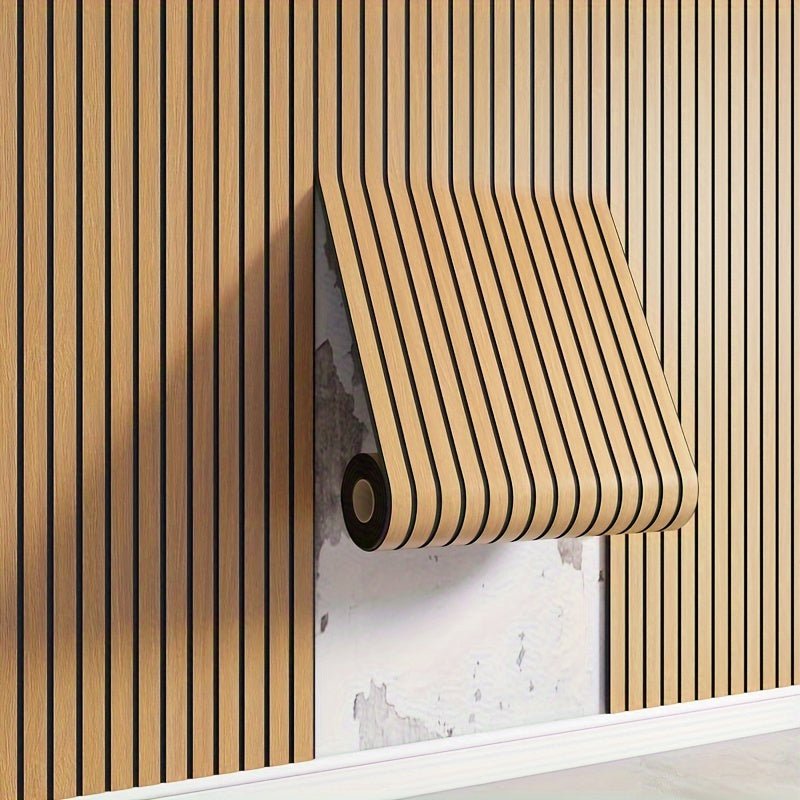 Kalsten | WoodLook Wall Panels – Self-Adhesive 3D PVC Wall Covering for Quick Living Effect