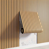 Kalsten | WoodLook Wall Panels – Self-Adhesive 3D PVC Wall Covering for Quick Living Effect