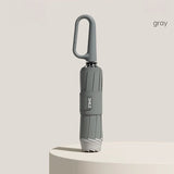 Compact Automatic Umbrella – Windproof Fiberglass, Reflective Strip & One-Button Open