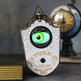 Animated Halloween LED Doorbell with Glowing Eye