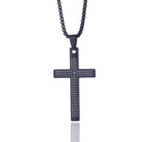 Kreuz-Halskette mit graviertem Vaterunser