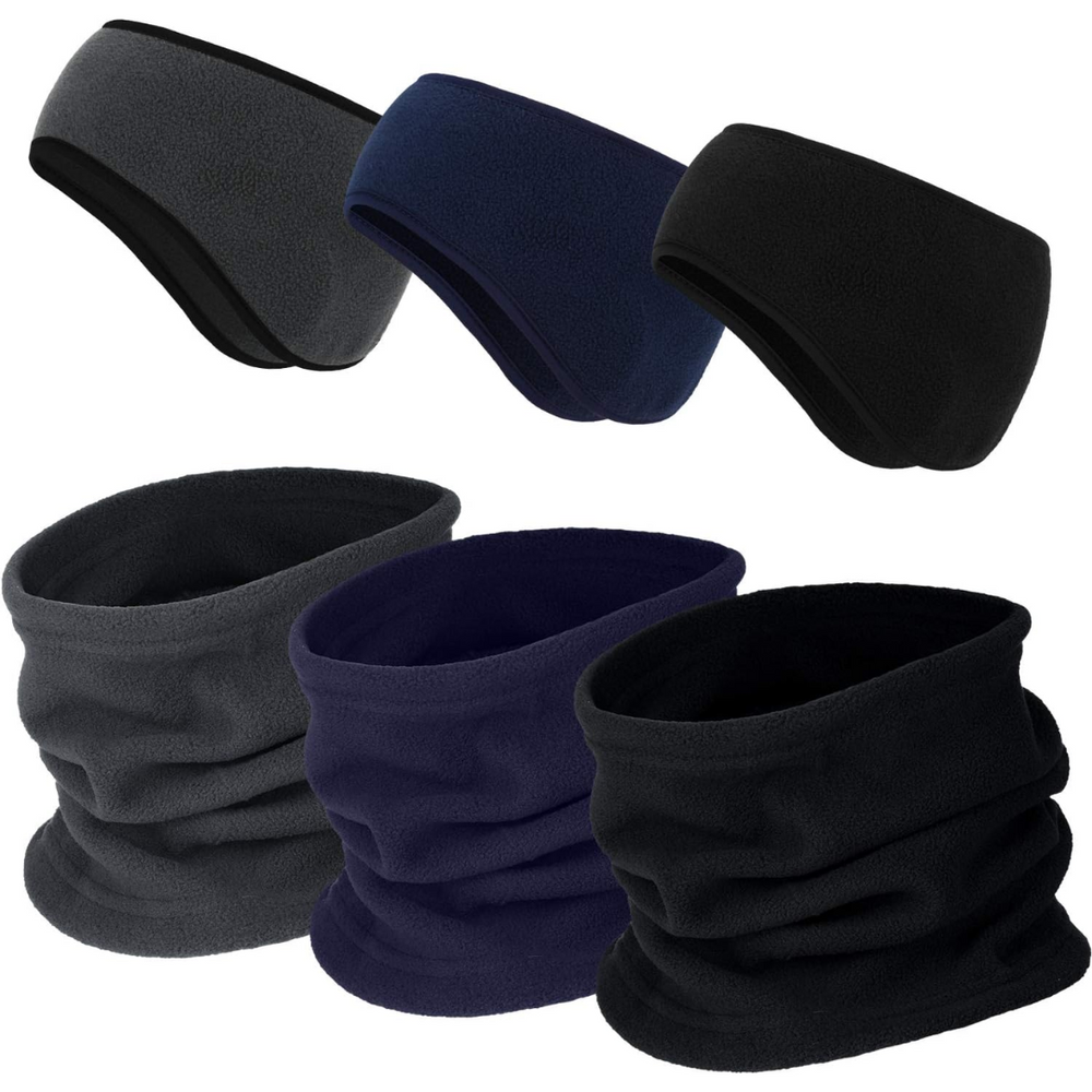 ArcticPack 6-in-1 Winter Fleece Set - Versatile Cold Weather Gear for Ultimate Warmth & Comfort