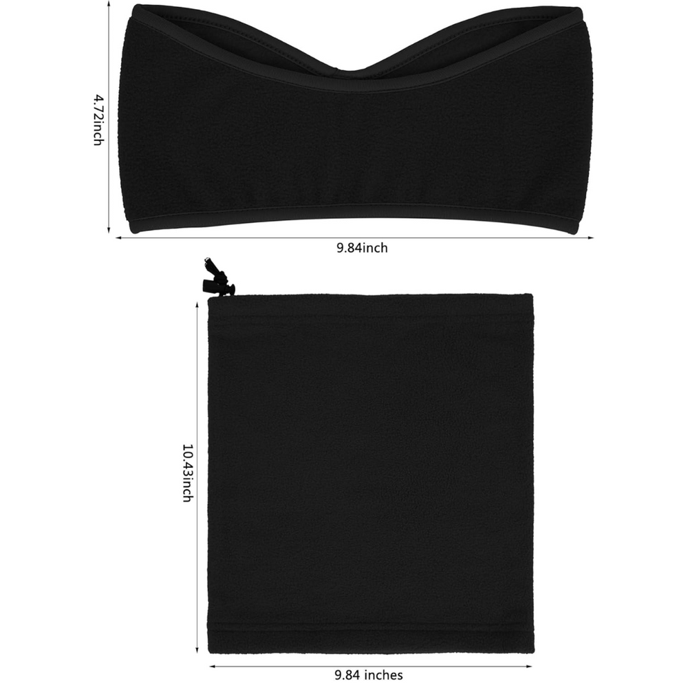 ArcticPack 6-in-1 Winter Fleece Set - Versatile Cold Weather Gear for Ultimate Warmth & Comfort