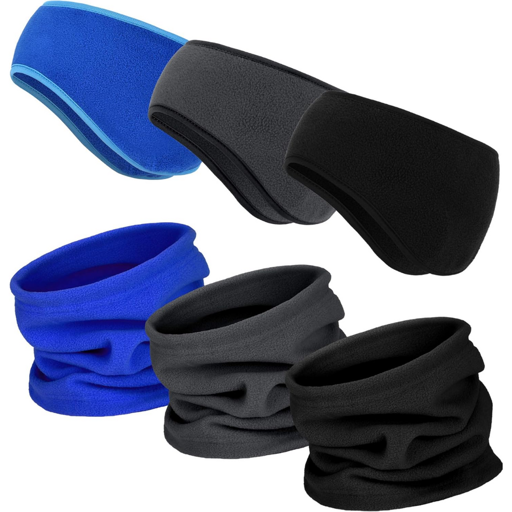 ArcticPack 6-in-1 Winter Fleece Set - Versatile Cold Weather Gear for Ultimate Warmth & Comfort