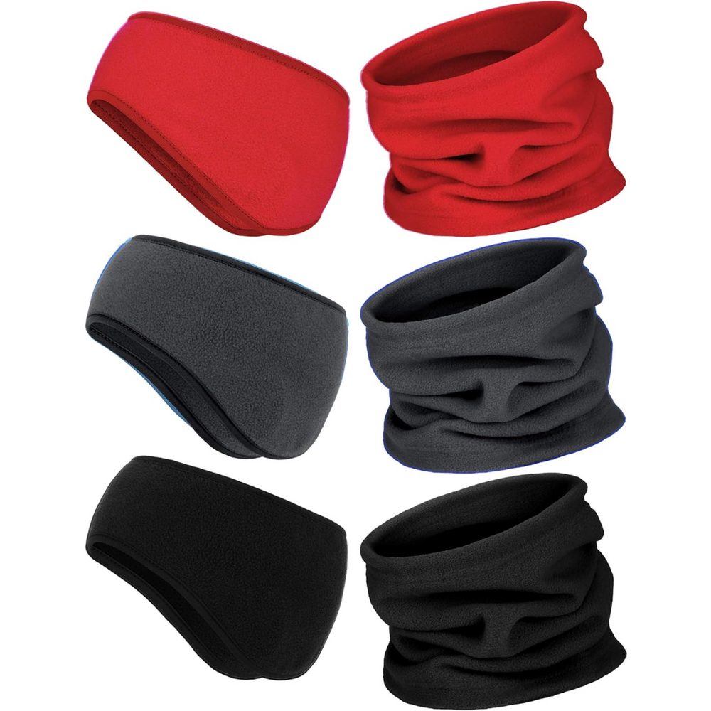 ArcticPack 6-in-1 Winter Fleece Set - Versatile Cold Weather Gear for Ultimate Warmth & Comfort