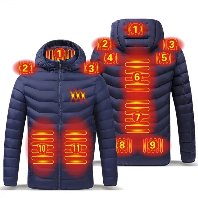 Smart Heated Jacket – USB Thermostat Coat