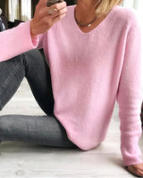 Sophie – Casual Solid Color Sweater