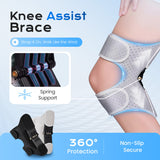 Adjustable Knee Compression Brace – Breathable, Non-Slip, Unisex (1 Pair)