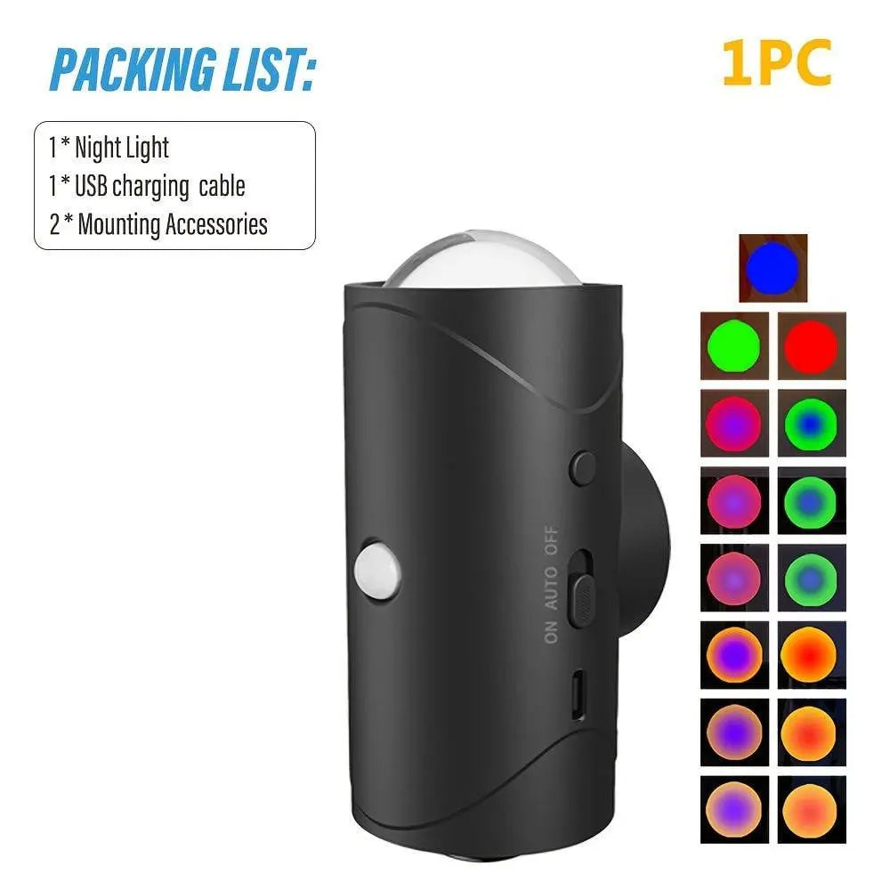 Motion Sensor Wall Light – Cordless Magnetic, 1500mAh Rechargeable & 110° Sensor
