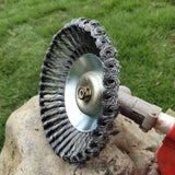 Steel Wire Brush Trimmer Head – 36 Carbon Steel Wires, Universal Fit & 15cm