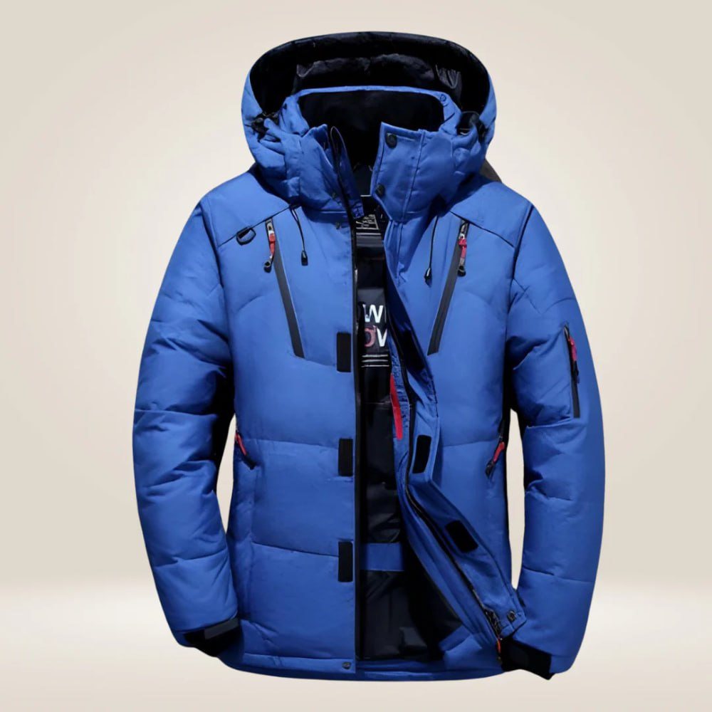 Optimized Product Title: Paul™ - Herren Wind- und Wasserfeste Daunenjacke für Outdoor-Aktivitäten | Leicht, Warm & Atmungsaktiv 

This title includes relevant keywords, specifies the target audience (men), and highlights key features that potential buyers