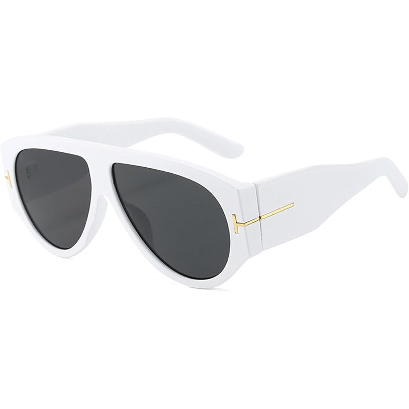 Oversized Aviator Sunglasses – Unisex, UV400 Protection & Metal Frame