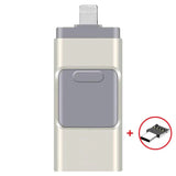 Multi-Port USB Flash Drive – OTG for Smartphone & PC, Aluminum Body, 64–256GB