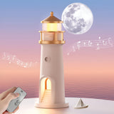 Night Light Projection Lighthouse LED Room Decor Lamp