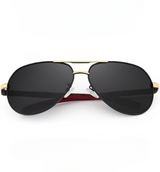 Polarized Aviator Sunglasses – UV400, Anti-Glare Metal Frame, Unisex