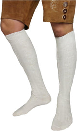 Sepp Bavarian traditional socks – White