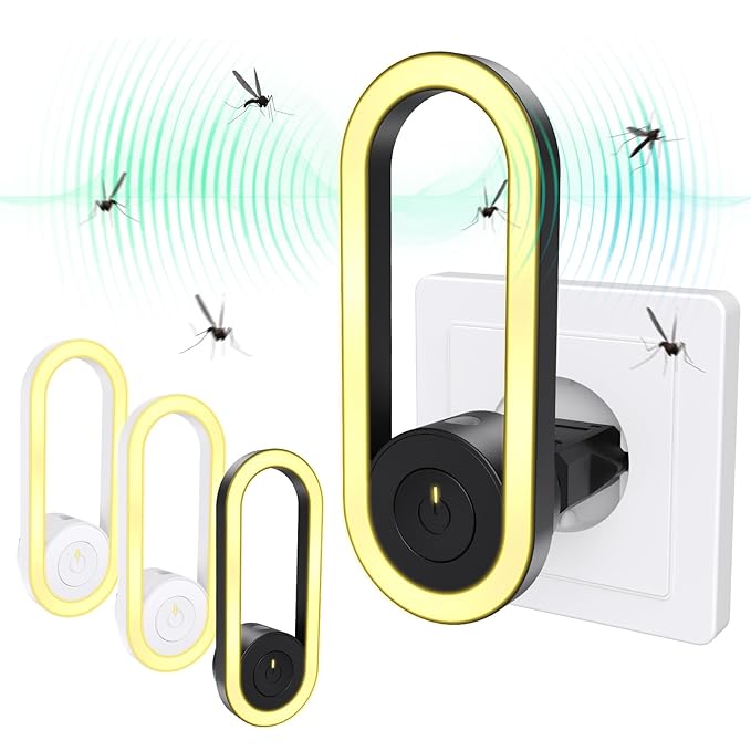 Ultrasonic Pest Repeller – 360° Mosquito Coverage, Silent & Pet-Safe